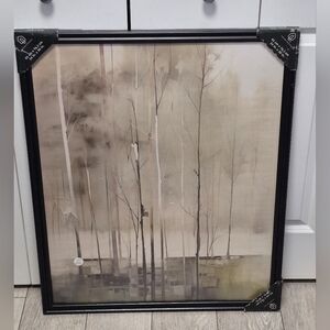 New Hometrends 24 X 30 Inch Benoit Black Forest Poster Frame..**some Scratches**